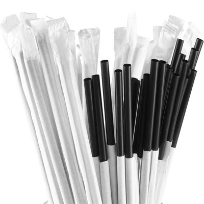 Custom PLA PP Biodegradable Milk Bubble Tea Straight Straws voor verpakkingen van voedingsmiddelen en dranken