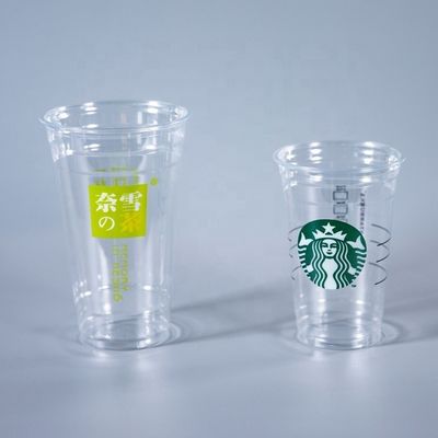 Koffieshops Moet-hebben Custom Wegwerp 12oz 16oz Plastic Paper Coffee Cup Deksel Cover