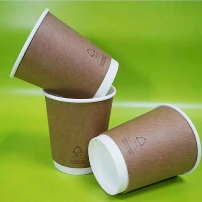 Biologisch afbreekbare PLA-koffiekop voor industriële dranken in bedrijfsruimten en industriële ruimten