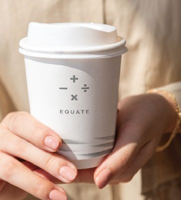 Biologisch afbreekbare PLA-koffiekop voor industriële dranken in bedrijfsruimten en industriële ruimten