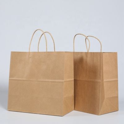 Extra grote breedbasis bruine kraftpapier winkeltas voor maatwerkverpakkingsoplossingen