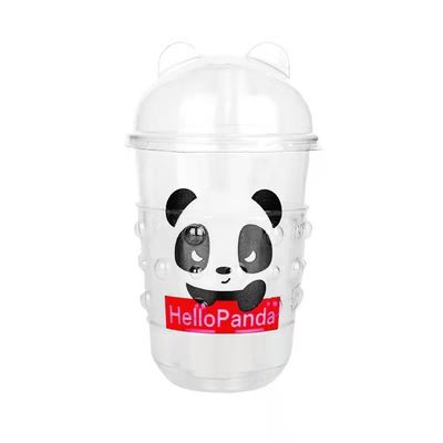 16 OZ Gepersonaliseerd Logo Gedrukt U-vormige PET/RPET Drinkbeker voor composteerbaar ijs