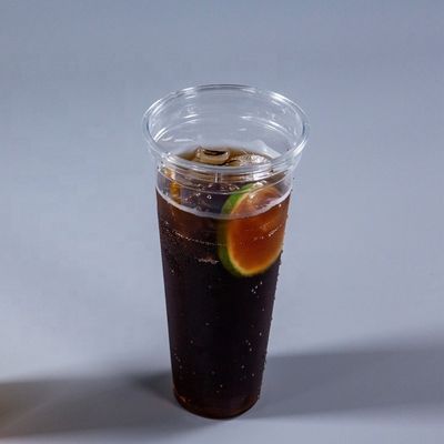 Koffieshops Moet-hebben Custom Wegwerp 12oz 16oz Plastic Paper Coffee Cup Deksel Cover