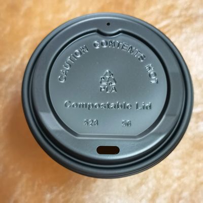 62mm/73mm/80mm/90mm/115mm Kleurrijk ontwerp Biologisch afbreekbaar CPLA-papier deksel voor koffiebeker