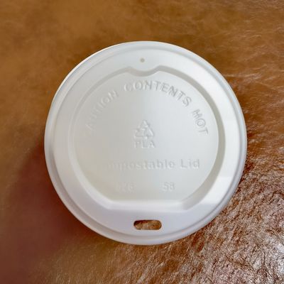 62mm/73mm/80mm/90mm/115mm Kleurrijk ontwerp Biologisch afbreekbaar CPLA-papier deksel voor koffiebeker