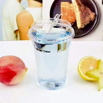 IJsbeker 12 oz helder PET RPET wegwerpbekers met deksel