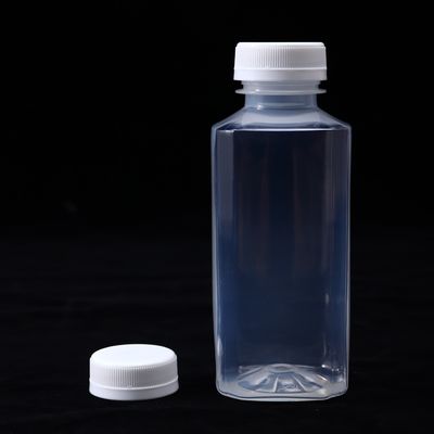 250 ml 350 ml 500 ml PP warmtebestendige plastic vierkante flessen met dop OEM/ODM