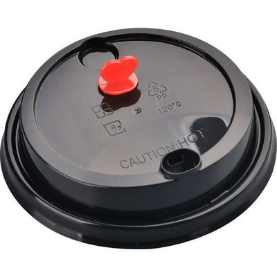 62mm/78mm/90mm/115mm Koffiebedekking voor wit/zwart PP Plastic Sipper Deksels Deksel van koffiebeker