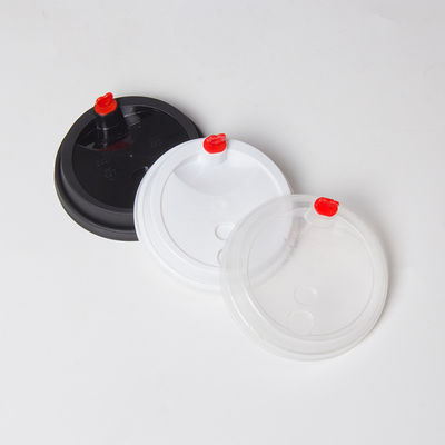 62mm/78mm/90mm/115mm Koffiebedekking voor wit/zwart PP Plastic Sipper Deksels Deksel van koffiebeker