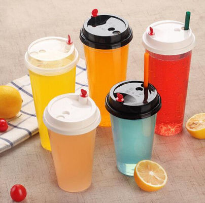 62mm/78mm/90mm/115mm Koffiebedekking voor wit/zwart PP Plastic Sipper Deksels Deksel van koffiebeker
