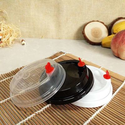 62mm/78mm/90mm/115mm Koffiebedekking voor wit/zwart PP Plastic Sipper Deksels Deksel van koffiebeker