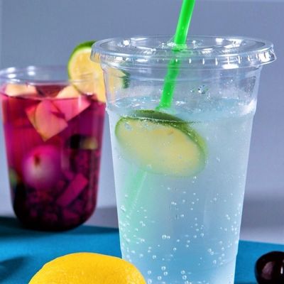 Plasticvrije transparante wegwerpbeker voor PLA voor restaurants