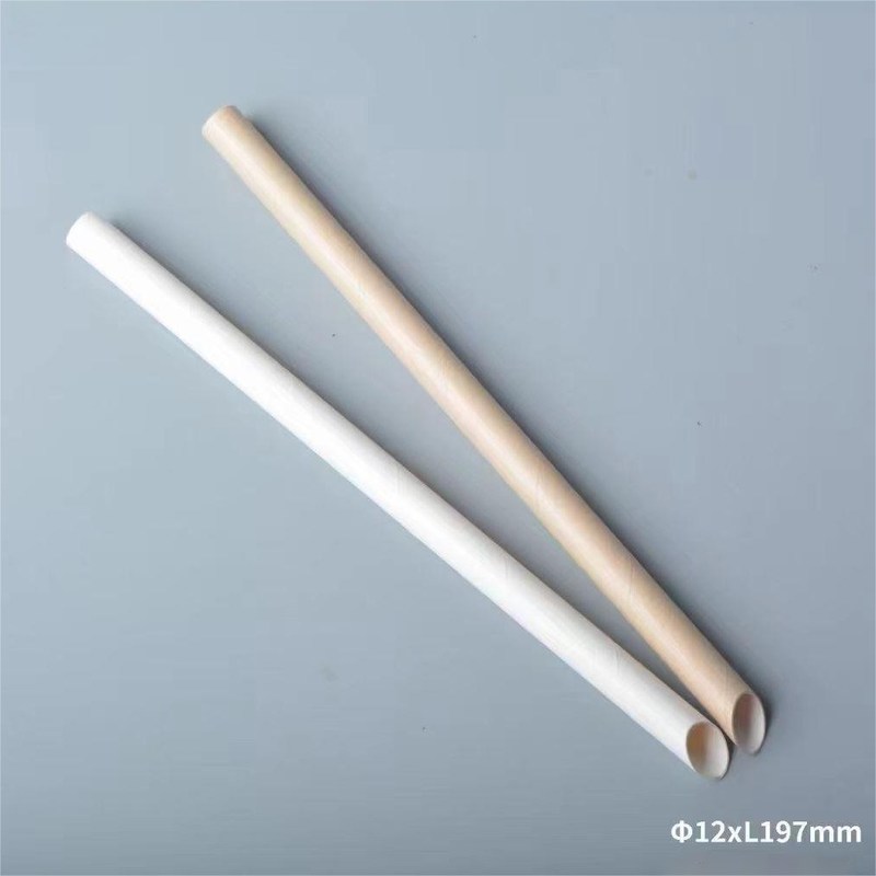 Custom PLA PP Biodegradable Milk Bubble Tea Straight Straws voor verpakkingen van voedingsmiddelen en dranken