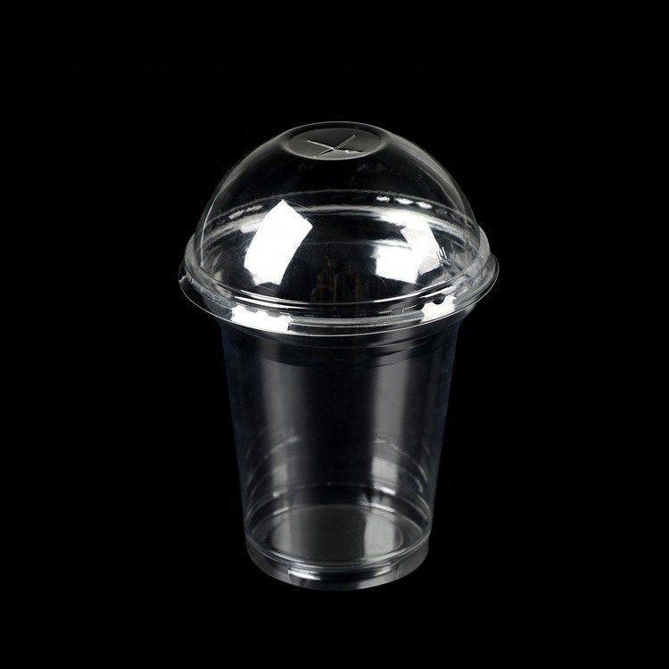 95 kaliber doorzichtige PLA wegwerpbeker met domdeksel 20oz 16oz 12oz 9oz