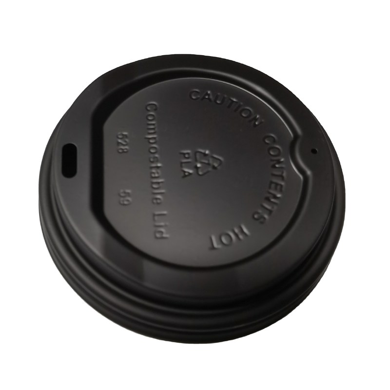 62mm/73mm/80mm/90mm/115mm Kleurrijk ontwerp Biologisch afbreekbaar CPLA-papier deksel voor koffiebeker
