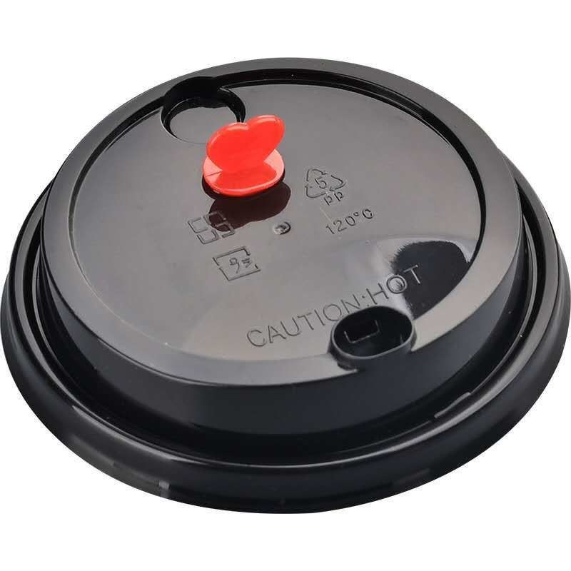 62mm/78mm/90mm/115mm Koffiebedekking voor wit/zwart PP Plastic Sipper Deksels Deksel van koffiebeker